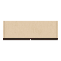 J&K Java Coffee S1 Wall Glass Cabinet - 36" W x 30" H (No Glass Insert)