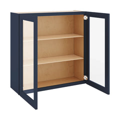 J&K Naval B7 Wall Glass Cabinet - 36" W x 36" H (No Glass Insert)