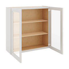J&K Pure B5 Wall Glass Cabinet - 36" W x 36" H (No Glass Insert)