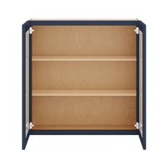 J&K Naval B7 Wall Glass Cabinet - 36" W x 36" H (No Glass Insert)