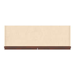 J&K Mahogany J5 Wall Glass Cabinet - 36" W x 36" H (No Glass Insert)
