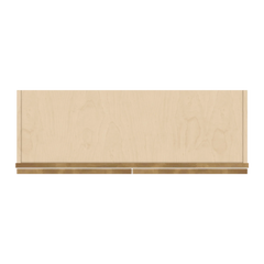 J&K Butterscotch B8 Wall Glass Cabinet - 36" W x 36" H (No Glass Insert)