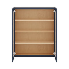 J&K Naval B7 Wall Glass Cabinet - 36" W x 42" H (No Glass Insert)