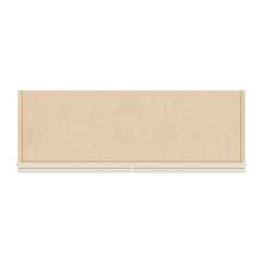 J&K Pearl Glazed H9 Wall Glass Cabinet - 36" W x 42" H (No Glass Insert)
