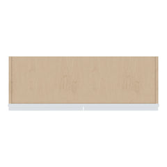 J&K White Shaker S8 Wall Glass Cabinet - 36" W x 42" H (No Glass Insert)