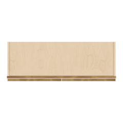 J&K Butterscotch B8 Wall Glass Cabinet - 36" W x 42" H (No Glass Insert)