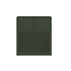 Modernform Cabinet Slim Sage Green 27" W X 30" H X 12" D Microwave w/Bottom Shelf