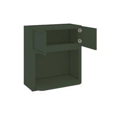 Modernform Cabinet Slim Sage Green 27" W X 30" H X 12" D Microwave w/Bottom Shelf