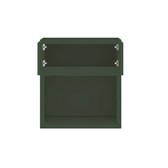 Modernform Cabinet Slim Sage Green 27" W X 30" H X 12" D Microwave w/Bottom Shelf