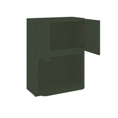 Modernform Cabinet Slim Sage Green 27" W X 36" H X 12" D Microwave w/Bottom Shelf