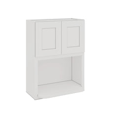 Modernform Cabinet White Shaker 27" W X 36" H X 12" D Microwave w/Bottom Shelf
