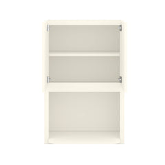 Modernform Cabinet Slim Dove White 27" W X 42" H X 12" D Microwave w/Bottom Shelf