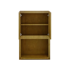 Modernform Cabinet Natural Shaker 27" W X 42" H X 12" D Microwave w/Bottom Shelf