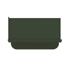 Modernform Cabinet Slim Sage Green 27" W X 42" H X 12" D Microwave w/Bottom Shelf