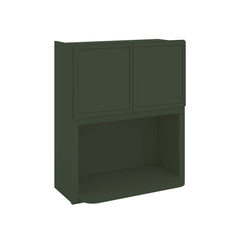 Modernform Cabinet Slim Sage Green 30" W X 36" H X 12" D Microwave w/Bottom Shelf