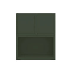 Modernform Cabinet Slim Sage Green 30" W X 36" H X 12" D Microwave w/Bottom Shelf