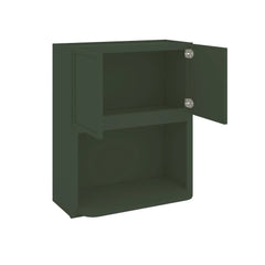 Modernform Cabinet Slim Sage Green 30" W X 36" H X 12" D Microwave w/Bottom Shelf