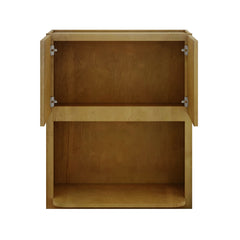 Modernform Cabinet Natural Shaker 30" W X 36" H X 12" D Microwave w/Bottom Shelf