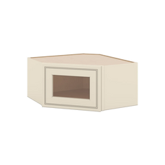 J&K Pearl Glazed H9 Wall Diagonal Glass Insert- 24" W x 12" H (No Glass Insert)