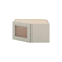 J&K Pebble B6 Wall Diagonal Glass Insert- 24" W x 12" H (No Glass Insert)