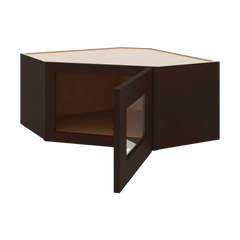 J&K Java Coffee S1 Wall Diagonal Glass Insert- 24" W x 12" H (No Glass Insert)
