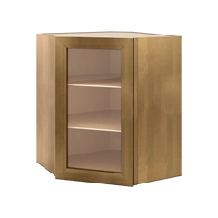 J&K Butterscotch B8 Wall Diagonal Glass Insert- 24" W x 30" H (No Glass Insert)
