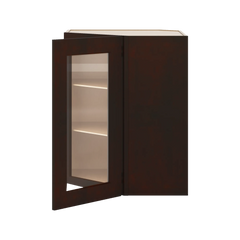 J&K Java Coffee S1 Wall Diagonal Glass Insert- 24" W x 30" H (No Glass Insert)