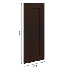 J&K Java Coffee S1 Dummy Insert Door Glass 12" W x 30" H