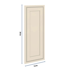 J&K Pearl Glazed H9 Dummy Insert Door Glass 12" W x 30" H