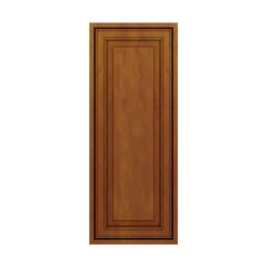 J&K Mocha Glazed K10 Dummy Insert Door Glass 12" W x 30" H