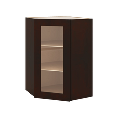 J&K Java Coffee S1 Wall Diagonal Glass Insert- 24" W x 36" H (No Glass Insert)