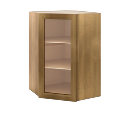 J&K Butterscotch B8 Wall Diagonal Glass Insert- 24" W x 36" H (No Glass Insert)