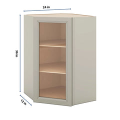 J&K Pebble B6 Wall Diagonal Glass Insert- 24" W x 36" H (No Glass Insert)