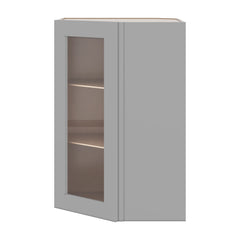 J&K Castle Grey S5 Wall Diagonal Glass Insert- 24" W x 36" H (No Glass Insert)
