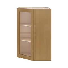 J&K Butterscotch B8 Wall Diagonal Glass Insert- 24" W x 36" H (No Glass Insert)