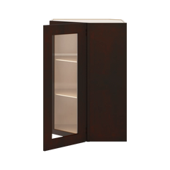 J&K Java Coffee S1 Wall Diagonal Glass Insert- 24" W x 36" H (No Glass Insert)