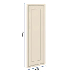 J&K Pearl Glazed H9 Dummy Insert Door Glass 12" W x 36" H
