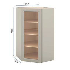 J&K Pebble B6 Wall Diagonal Glass Insert- 24" W x 42" H (No Glass Insert)