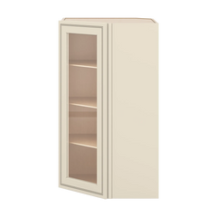 J&K Pearl Glazed H9 Wall Diagonal Glass Insert- 24" W x 42" H (No Glass Insert)