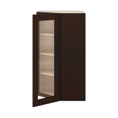 J&K Java Coffee S1 Wall Diagonal Glass Insert- 24" W x 42" H (No Glass Insert)