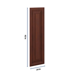 J&K Mahogany J5 Dummy Insert Door Glass 12" W x 42" H