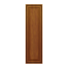 J&K Mocha Glazed K10 Dummy Insert Door Glass 12" W x 42" H