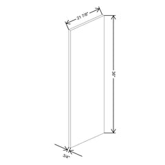 Fabuwood Ovela Catalina Ida 2 3/4" W X 36" H X 13 3/4" D Mc Wainscot Wall Panel