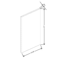 Fabuwood Ovela Catalina Nocce 1 11 1/2" W X 23 1/2" H X 3/4" D Wainscot Panel