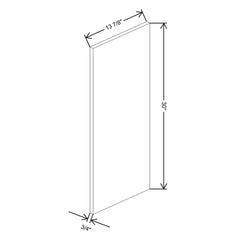 Fabuwood Illume Catalina Muratti 4 Wainscot Panel Wall 30 {Right}