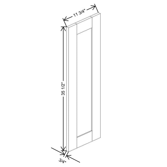 Fabuwood Allure Fusion Dove 36"H Wainscot