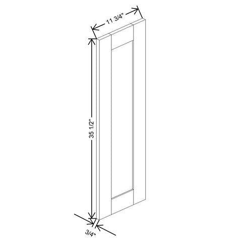 Fabuwood Allure Fusion Dove 36"H Wainscot