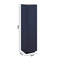 J&K Naval B7 Pantry w/Roll-Out Trays 18" W x 84" H x 27" D