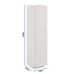 J&K Pure B5 Pantry w/Roll-Out Trays 18" W x 84" H x 27" D