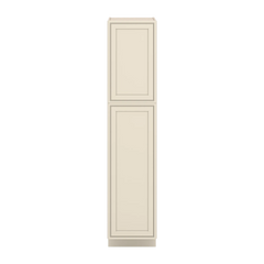 J&K Pearl Glazed H9 Pantry w/Roll-Out Trays 18" W x 84" H x 27" D